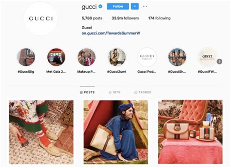 instagram interazioni gucci|gucci instagram page.